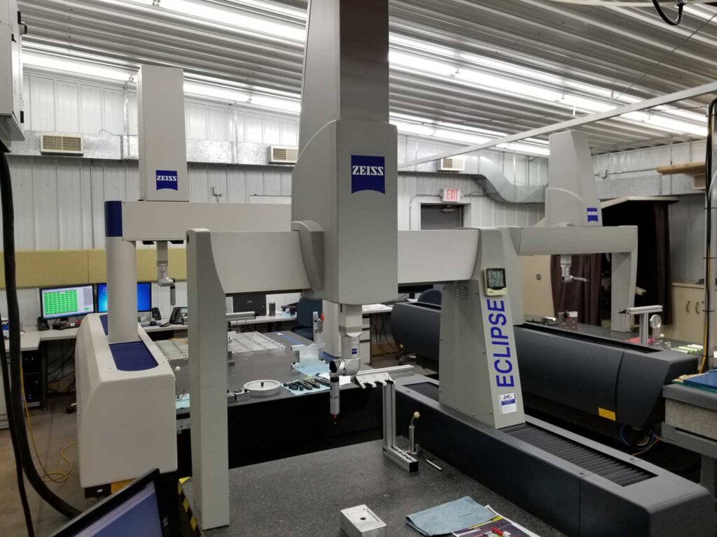 Zeiss CMM Machine in Lakes Area inspection room